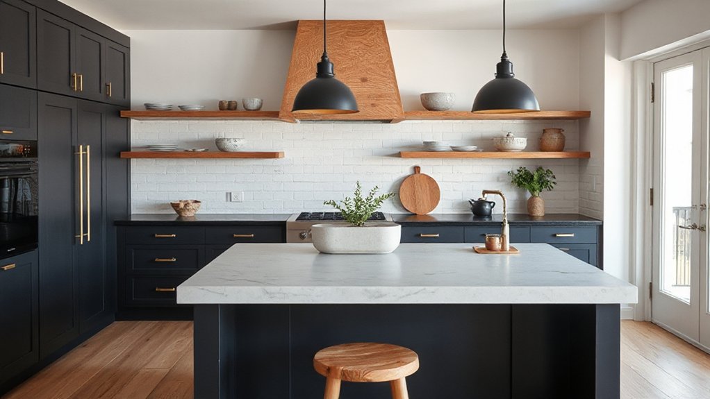 balance rustic modern design principles