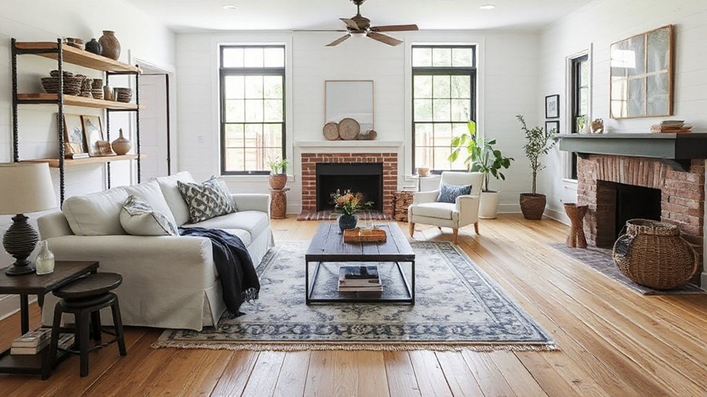 balanced modern farmhouse decor