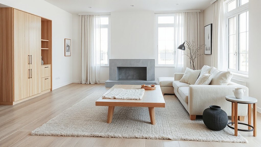 bright natural textured interiors