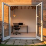 converting outbuilding into office