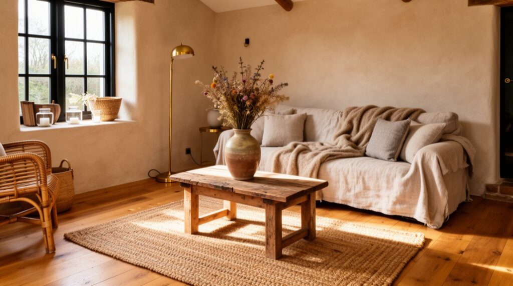 cozy natural cottage decor