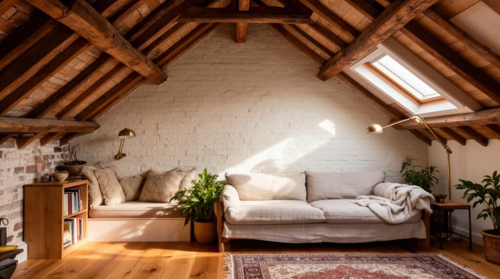 cozy personalized loft interior