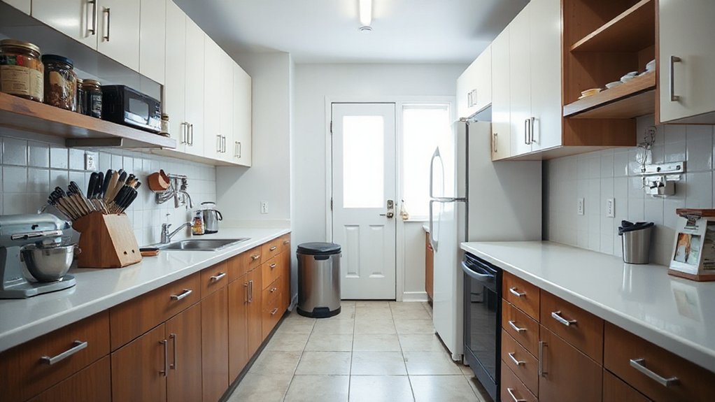 efficient coordinated kitchen layout