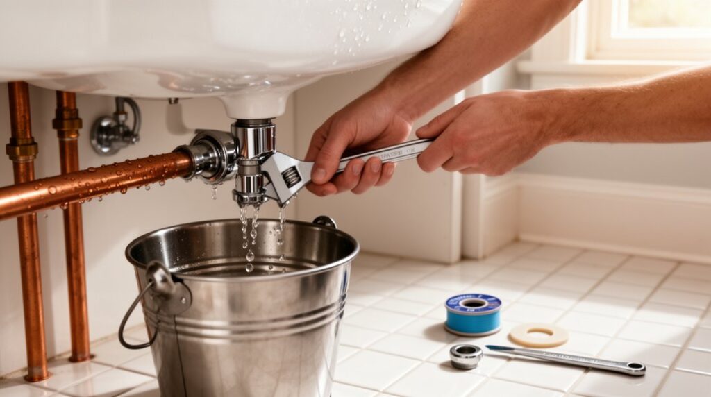 fixing leaks easily