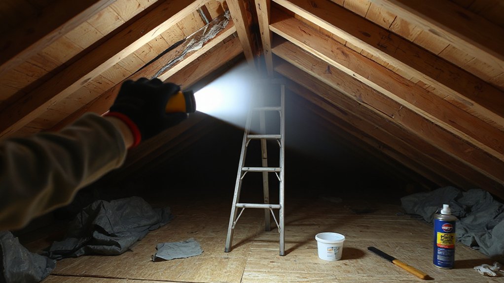 identify early roof leak signs