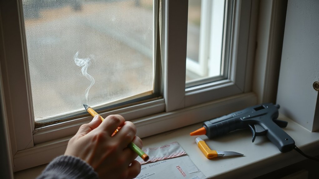 identify leaks with smoke