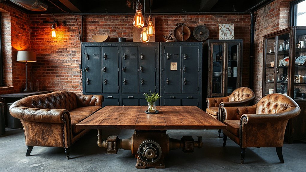 industrial vintage furniture style