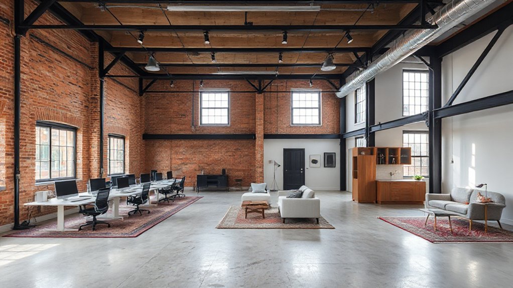 loft zoning and lighting plan
