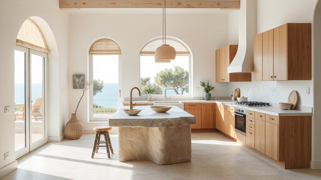 mediterranean warmth with modern simplicity