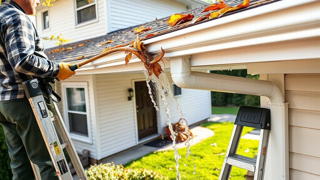 methodical gutter cleaning process