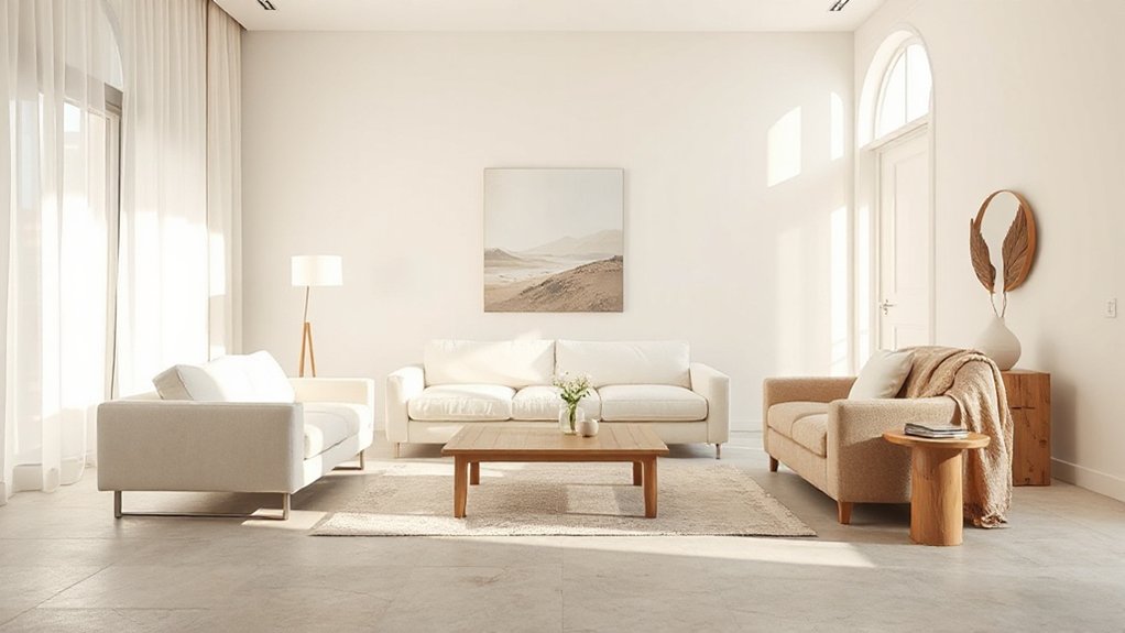 minimalist balanced functional lighting