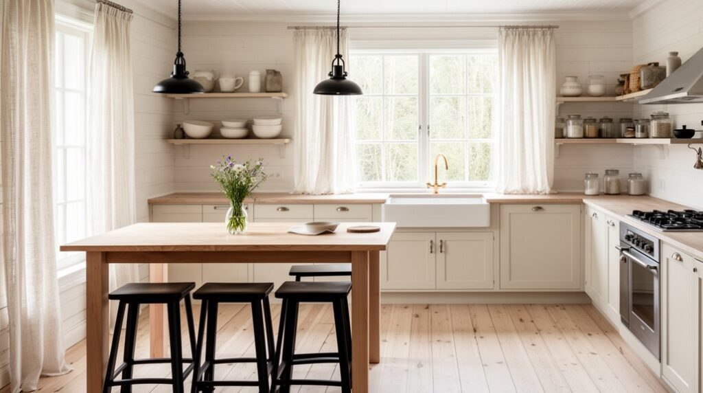 minimalist rustic interior