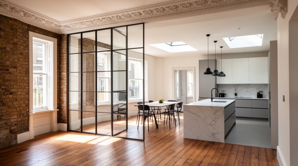 modern open plan renovation
