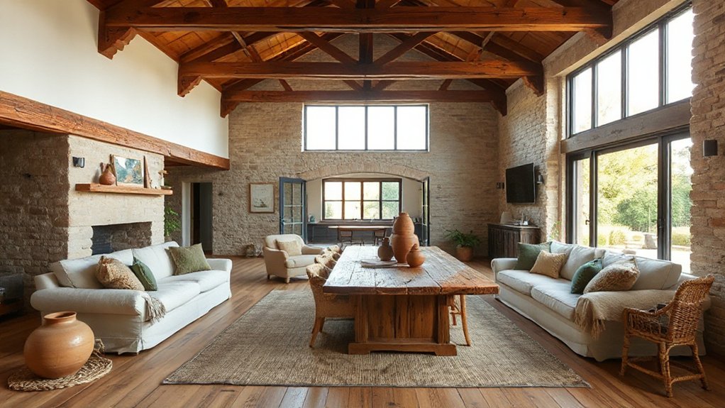 natural barn inspired color scheme
