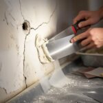 patch wall cracks professionally