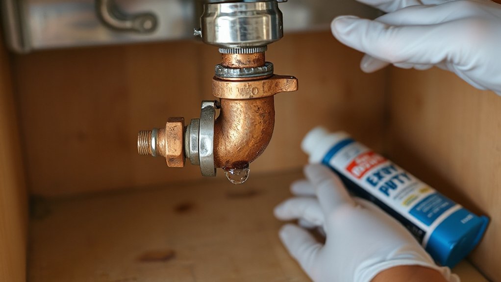 pipe leak patching instructions