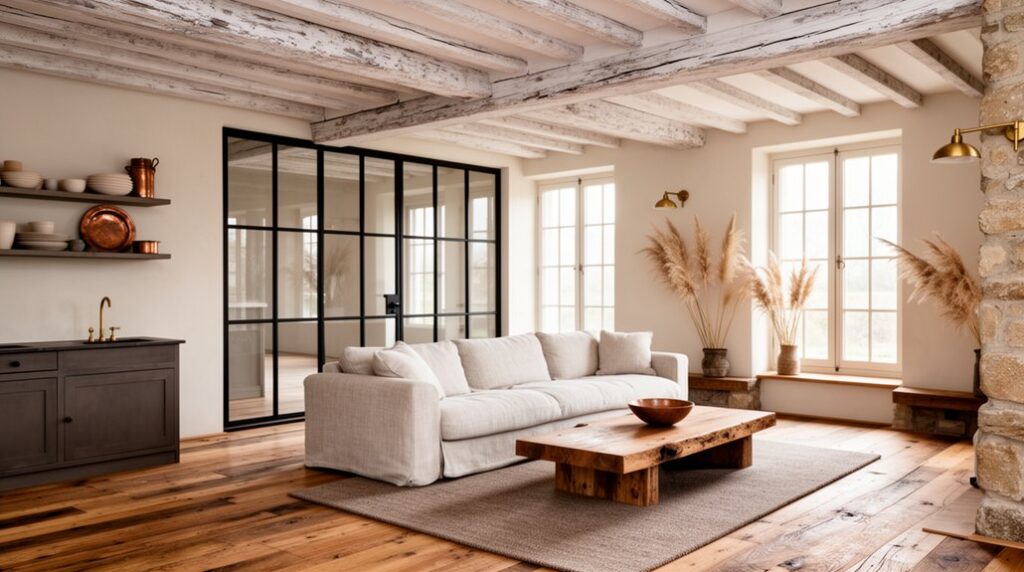 rustic farmhouse interior design