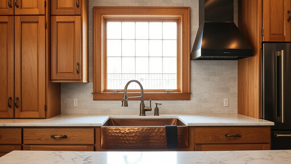 rustic luxe metal finishes
