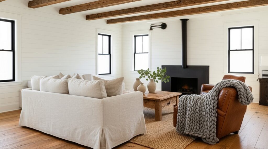 rustic modern cozy style