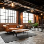 rustic modern industrial style