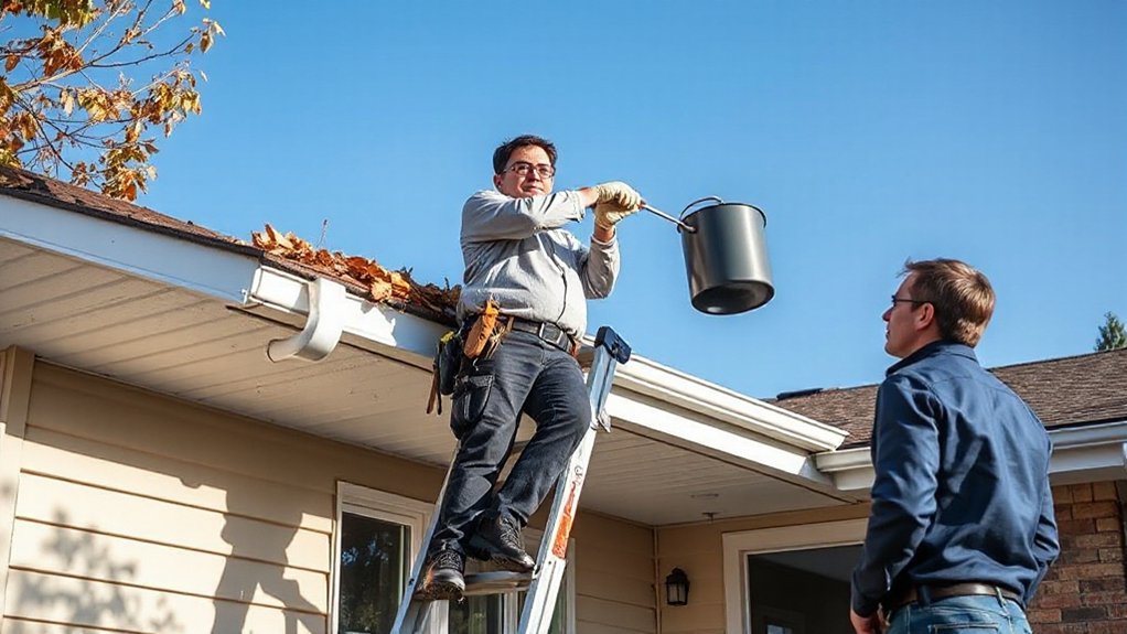 secure ladder use safety gear