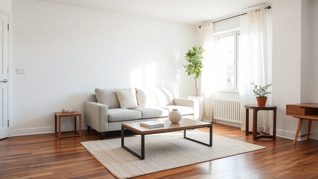 stage rooms with neutral styling