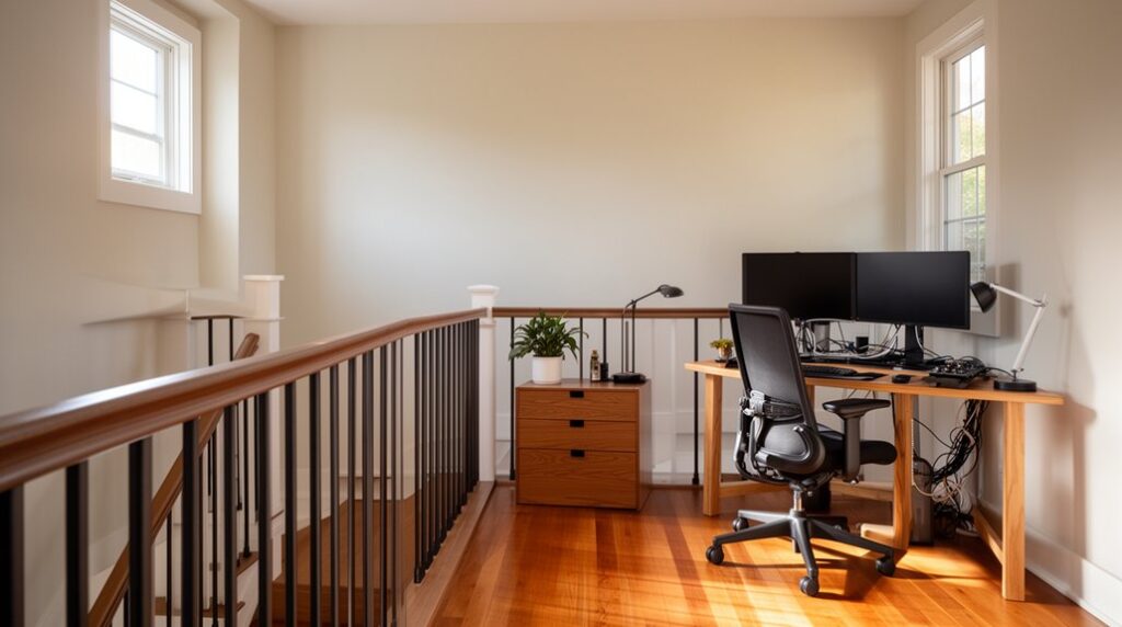 transforming landing into workspace