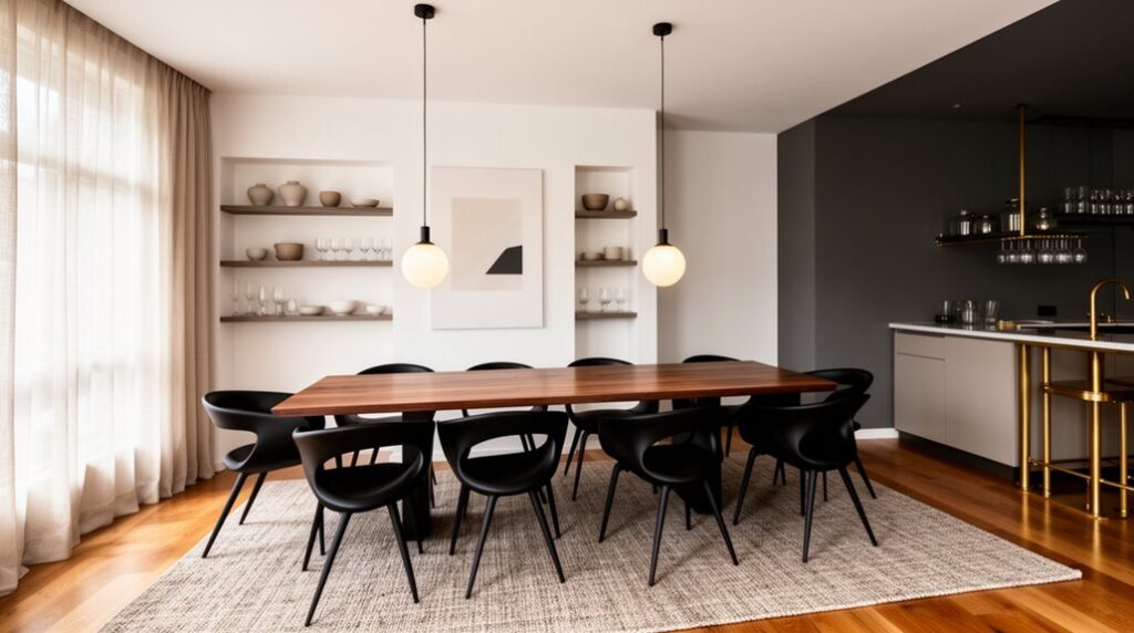 transforming outdated dining area