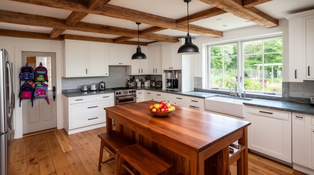 transforming rustic farmhouse kitchen