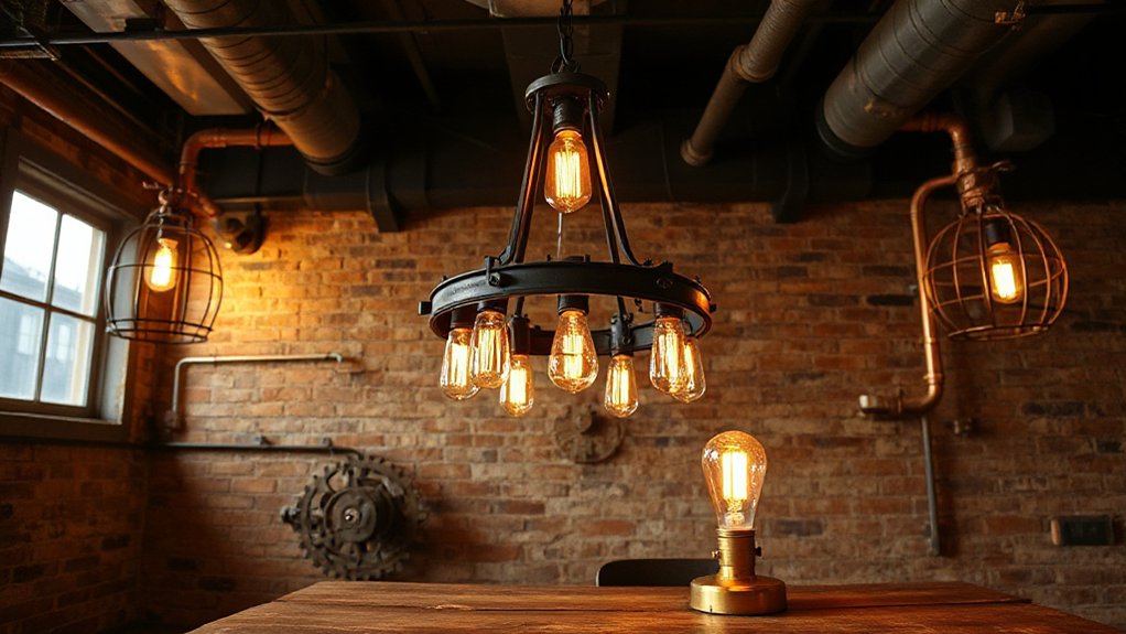 vintage industrial lighting design
