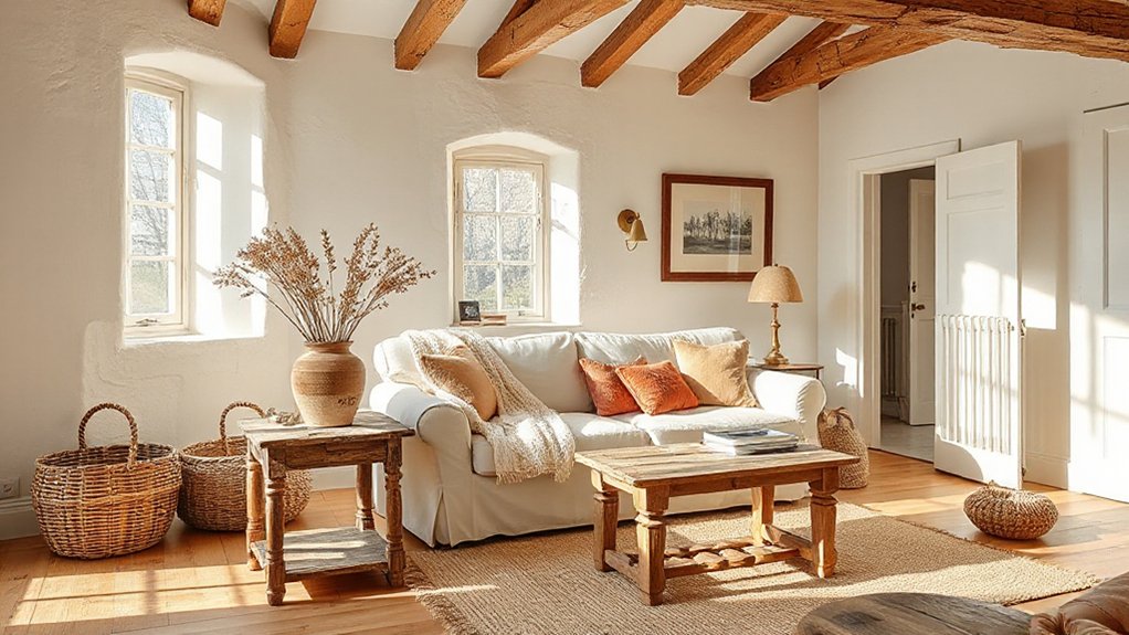 warm earthy cottage palette